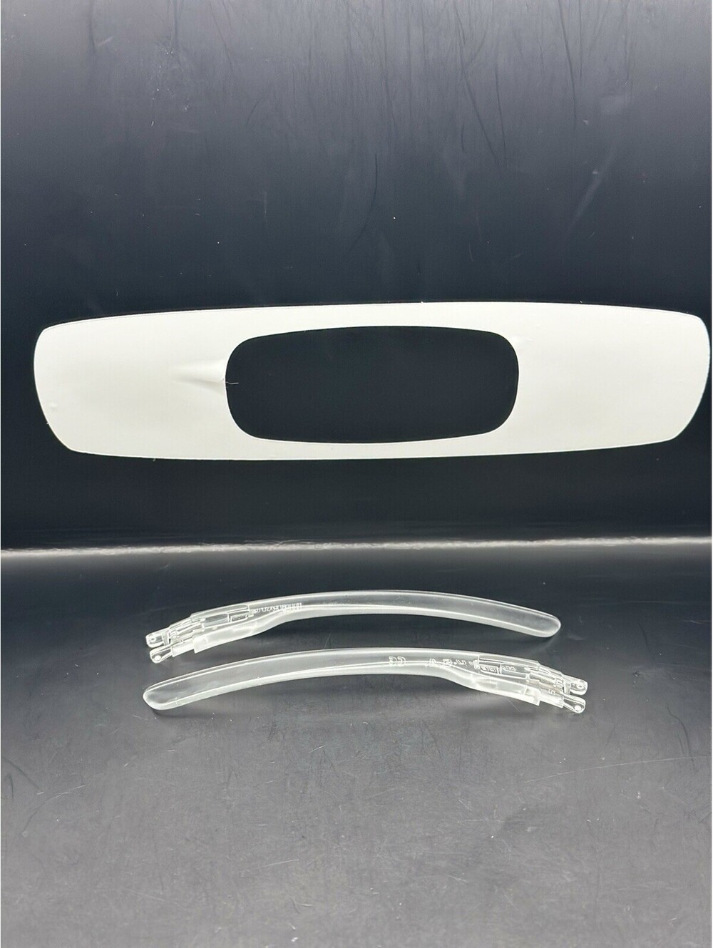 Oakley Dispatch Matte Clear OEM Replacement Arms